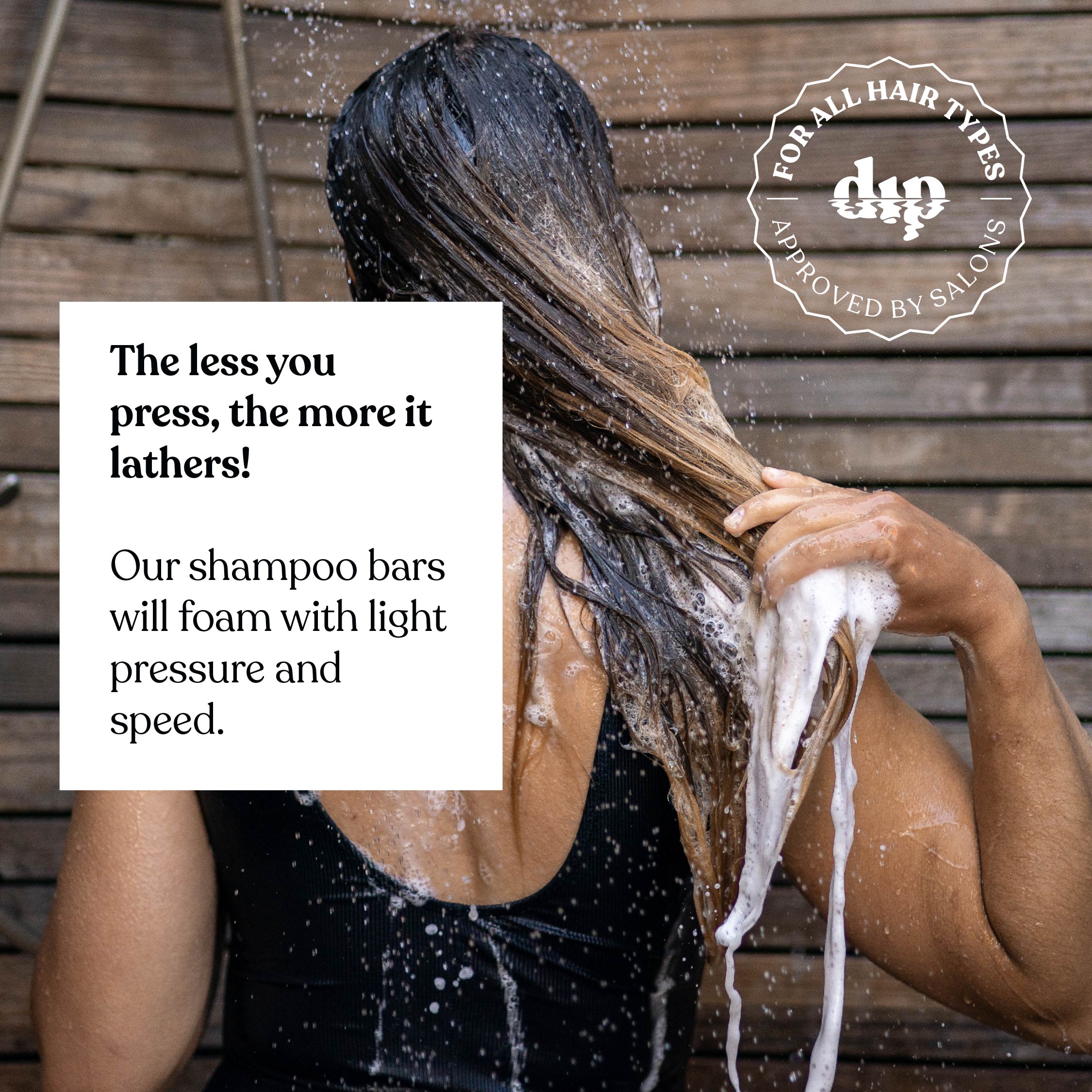 Dip Shampoo Bar: Color Safe, Everyday - Wild Sage & Vetiver - Image 3