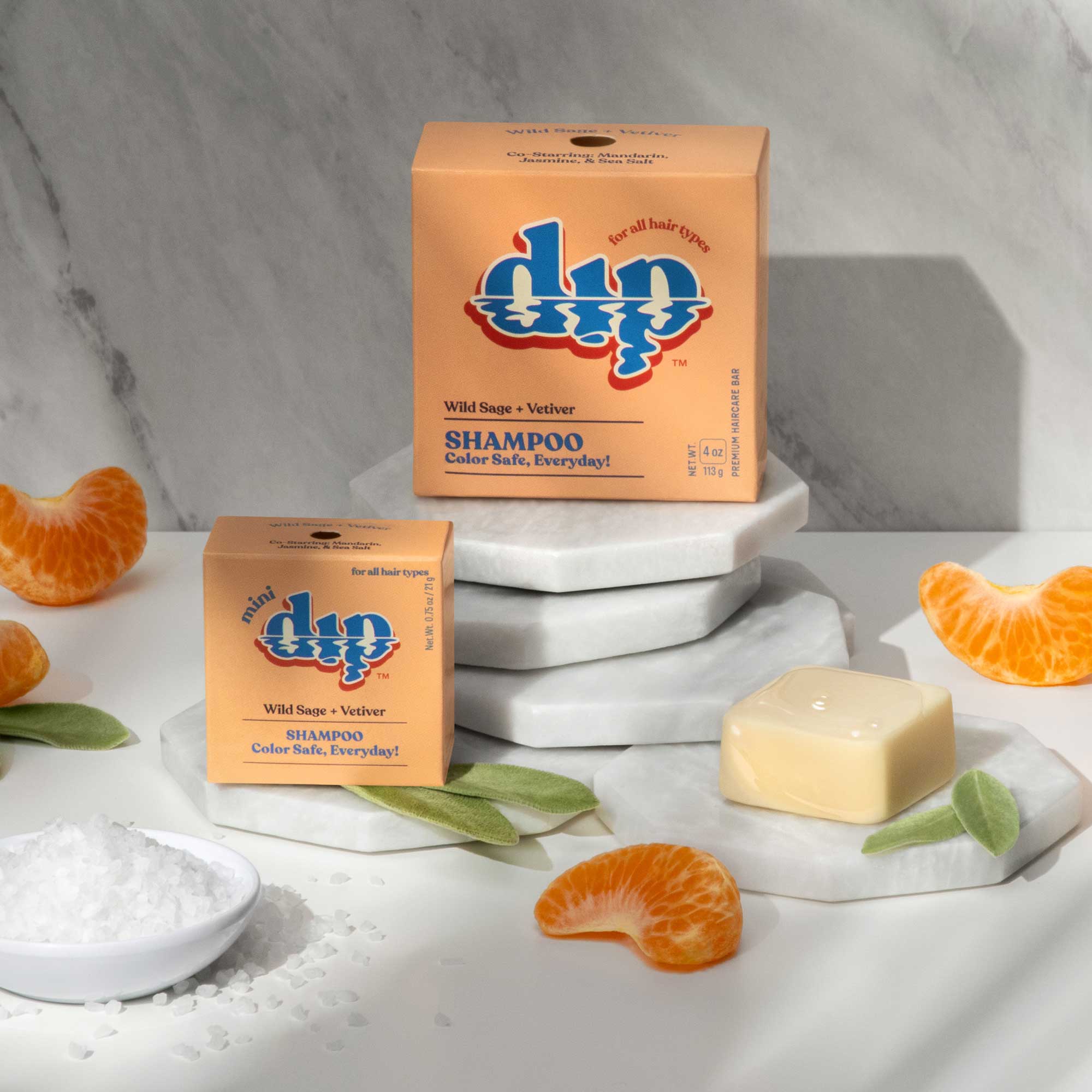 Dip Shampoo Triplet: Wild Sage & Vetiver - Full Size - Image 4
