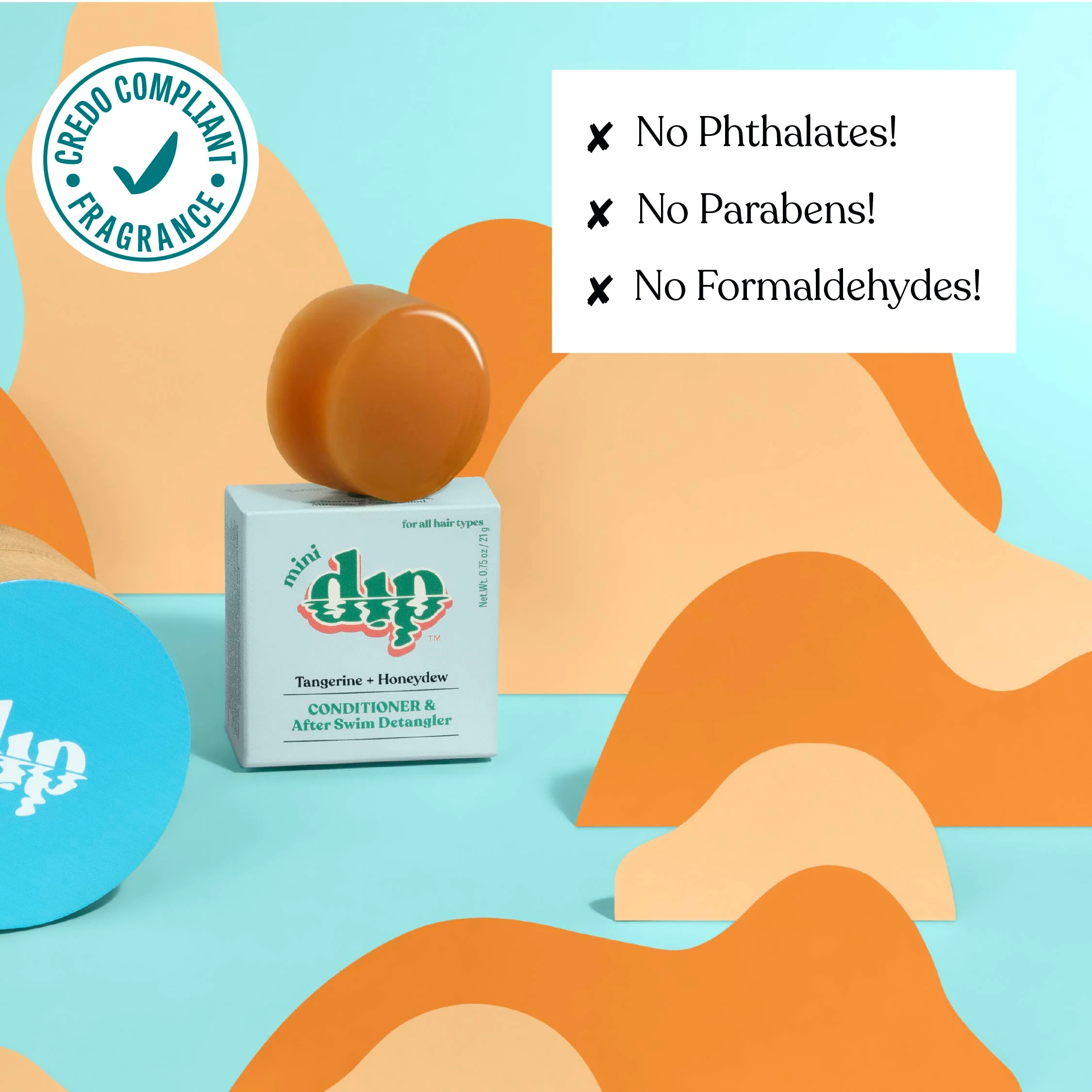Mini Dip Conditioner & After Swim Detangler - Tangerine & Honeydew - Image 4
